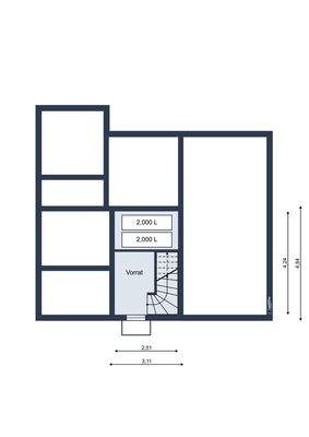 Grundriss Kellergeschoss