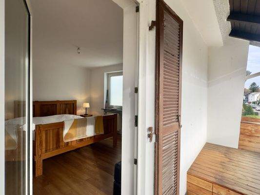 Balkon zum Schlafzimmer