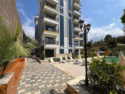 Comfy and New Flats with Hotel Concept in Alanya Avsallar