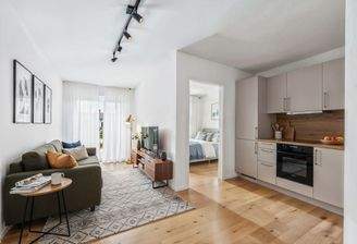 Einrichtungsbeispiel Wohnen- Essen-Kochen