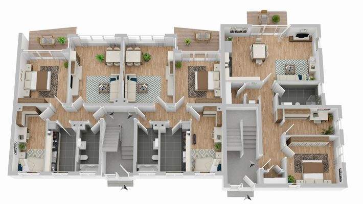 Grundriss EG + potenzieller Anbau