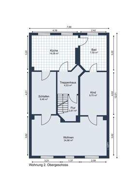 Grundriss 1. Obergeschoss