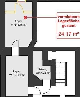 Grundriss-Lagerfläche