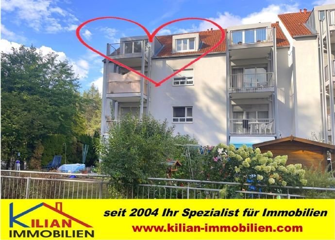 KILIAN IMMOBILIEN!  PERFEKTE 3 ZI. ETW IM DACHGESCHOSS MIT 66 M² WFL. IN SCHWANSTETTEN!  EINBAUKÜCHE * BALKON * TIEFGARAGEN-STELLPLATZ