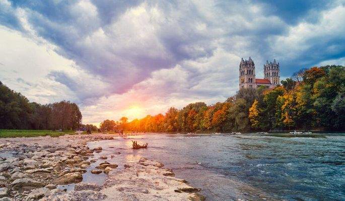 Stimmung an der Isar