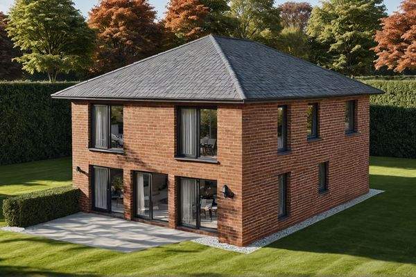 Visualisierung einer möglichen Stadtvilla