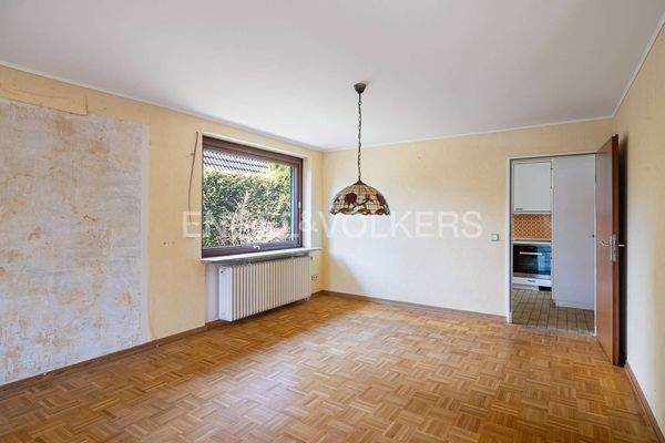 Essbereich im Wohnzimmer