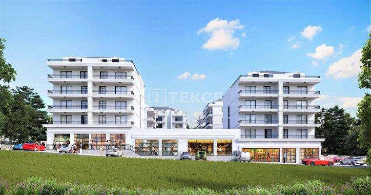 Stylish City View Flats in a Complex with Pool in Bursa