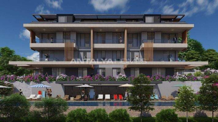 Sea View Properties Intertwined with Nature in Alanya
