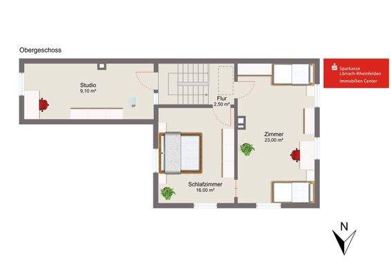 Grundriss Obergeschoss