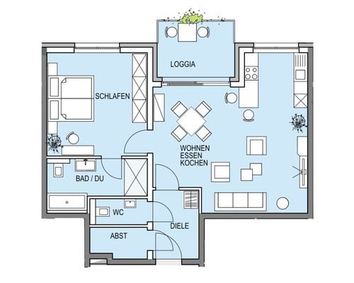 Haus B - OG - WG 12