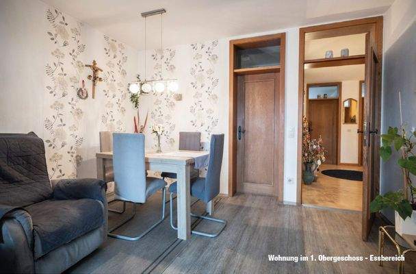 Wohnung im 1. Obergeschoss - Küche - Essbereich