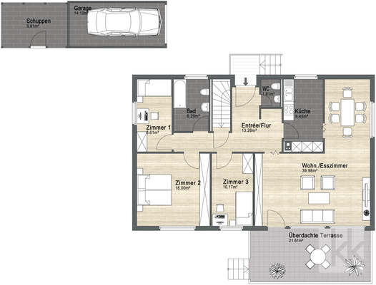 Grundriss Erdgeschoss