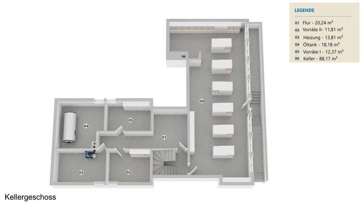 Grundriss Kellergeschoss