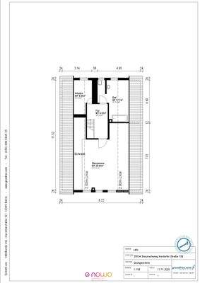 Grundriss DG bemaßt