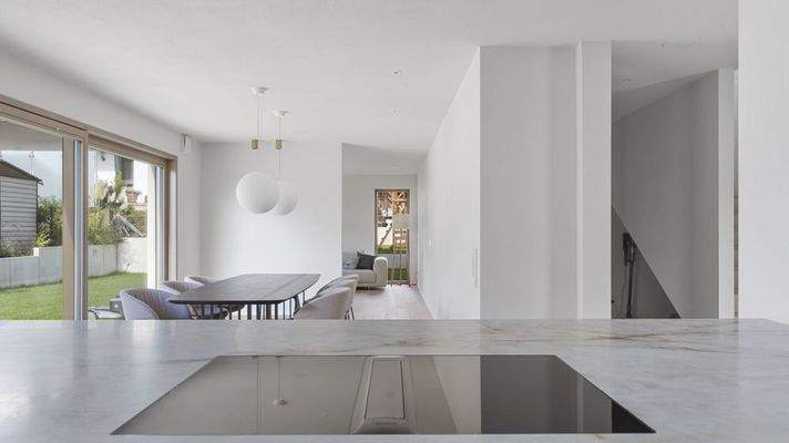 Küche und Esszimmer