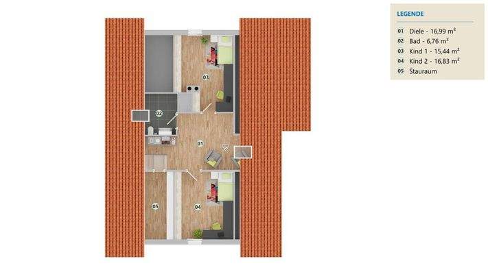 Grundriss Dachgeschoss