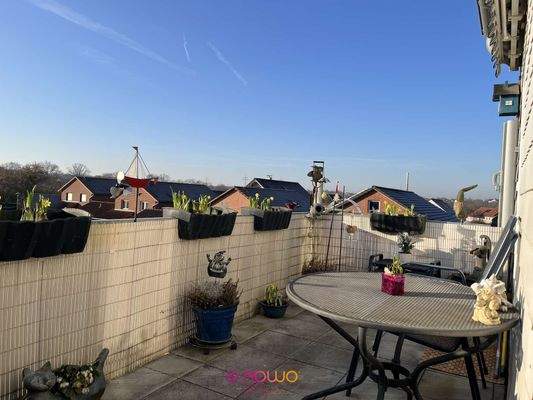 Hier das Wetter genießen: auf dem Südwest-Balkon