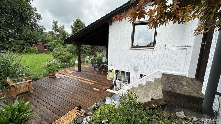 Ausgang - Garage - Garten