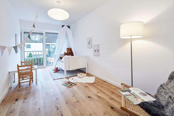 Ansicht helles Kinderzimmer 