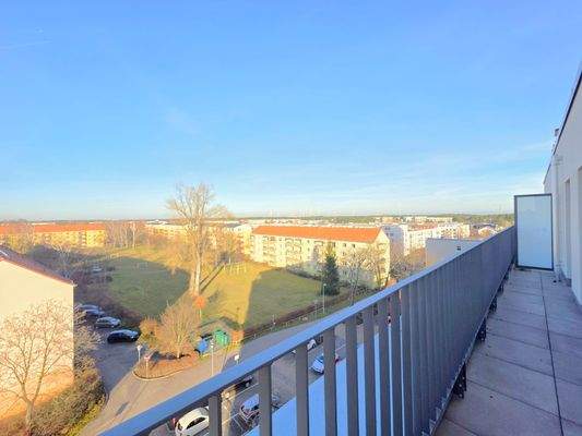 Teil der Dachterrasse