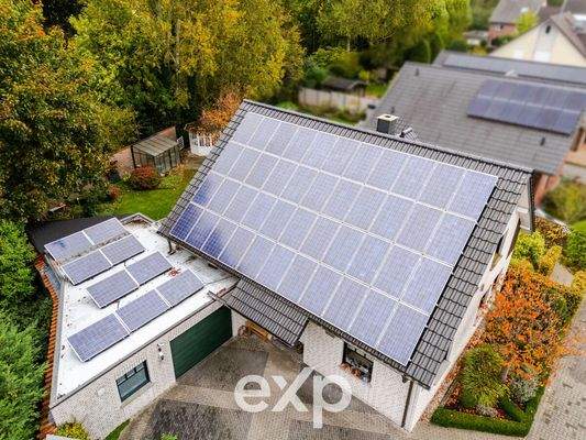 Dach Drohnenaufnahme