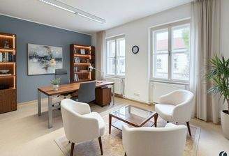 Einrichtungsbeispiel Büro (KI generiert)