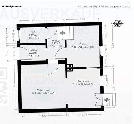 Grundriss Hochparterre