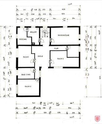 Grundriss Keller