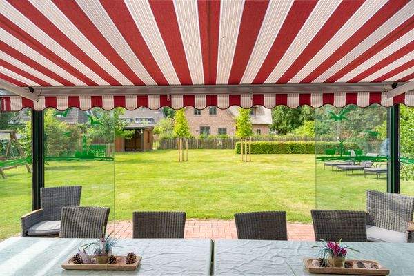 Blick aus dem Wintergarten