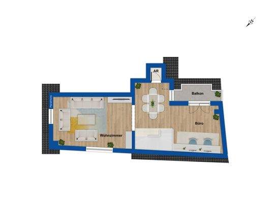 Grundriss Dachgeschoss 