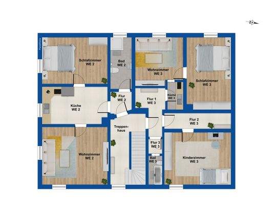 Grundriss Obergeschoss