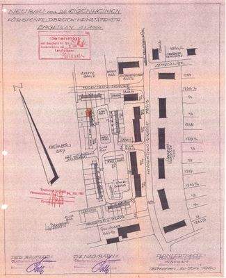 Lageplan von 1960 - REH FFB Ausjagbogen 12_0005
