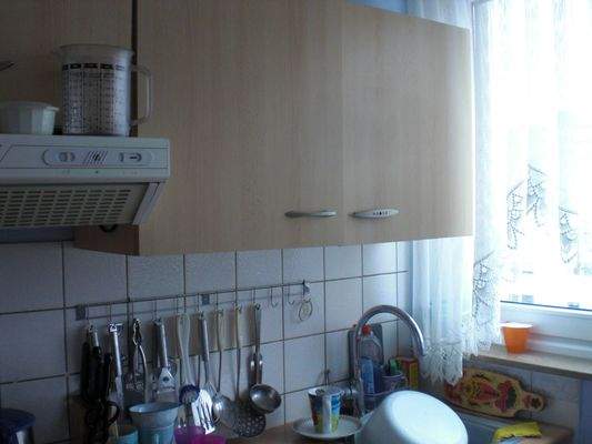 Gemütliche Einbauküche kann gerne bleiben