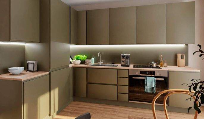 Die offene Wohnküche