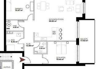 Grundriss Wohnung 15