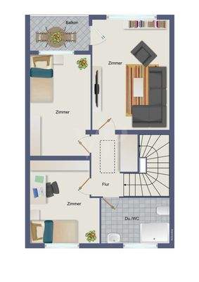 Grundriss Obergeschoss