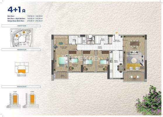 Apartments in a Complex with Pool and Parking in Bağcılar İstanbul