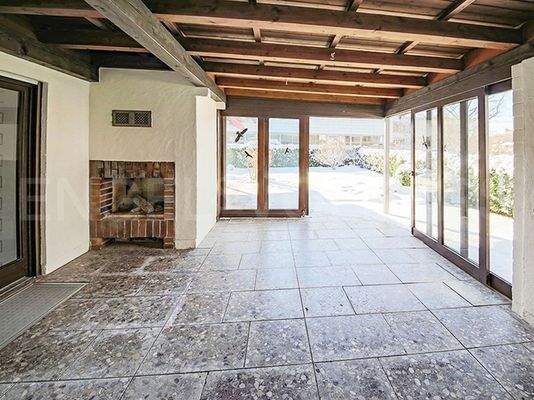 Wintergarten (Schnee - KI)