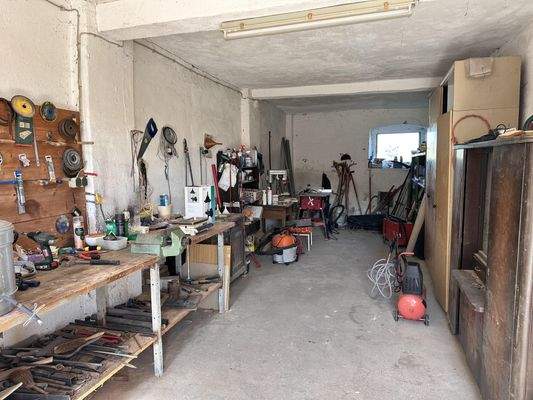 Werkstatt im Nebengebäude