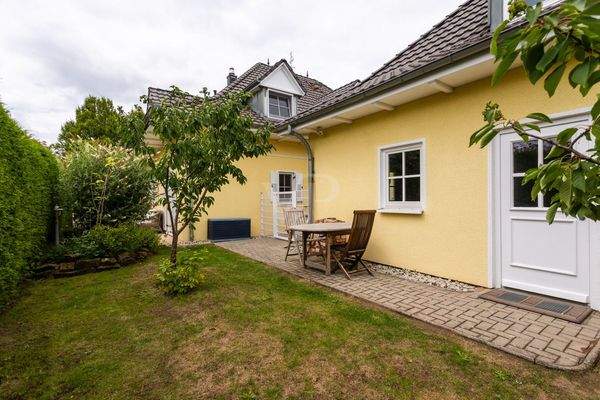 Terrasse Fahrradschuppen