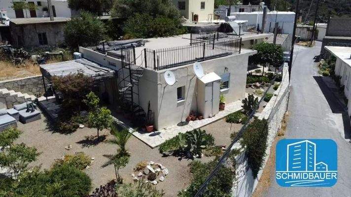 Kreta, Krevvatas: Charmantes Haus mit herrlichem Meerblick zur Südküste zu verkaufen