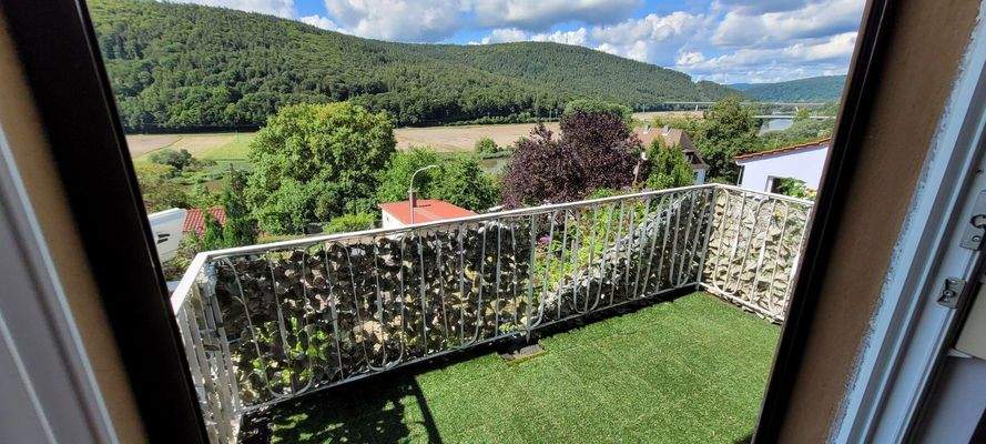 Balkon mit unverbaubarem Blick