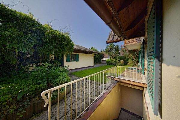 Garten und Außentreppe