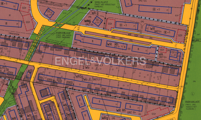 Ausschnitt Bebauungsplan Billstedt 90 I