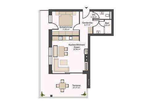 St. Jakob in Haus Wohnungen, St. Jakob in Haus Wohnung kaufen