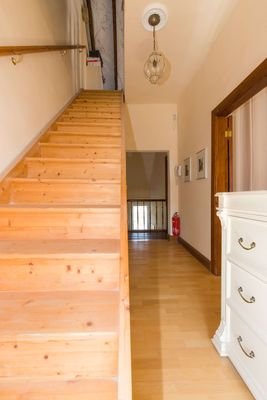 Treppe zum Speicher