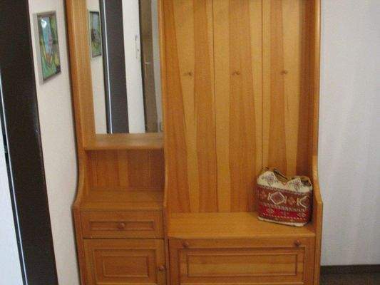 Die derzeitige Flurgarderobe