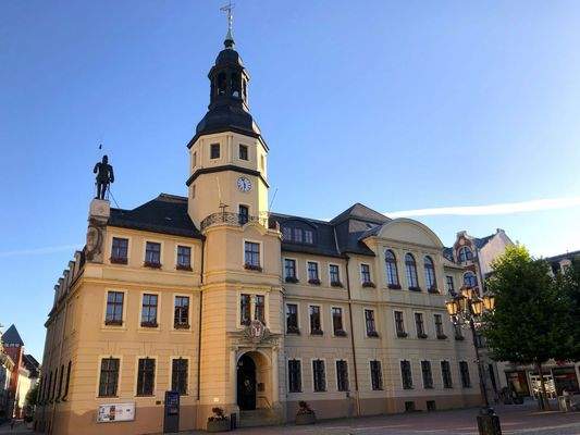 Crimmitschauer Roland Nachbarschaft Marktplatz