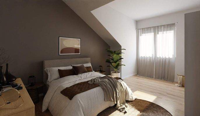 Im komfortablen Schlafzimmer können Sie sich beste